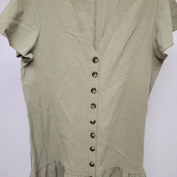 Button Front Dress - Picture 2 of 5